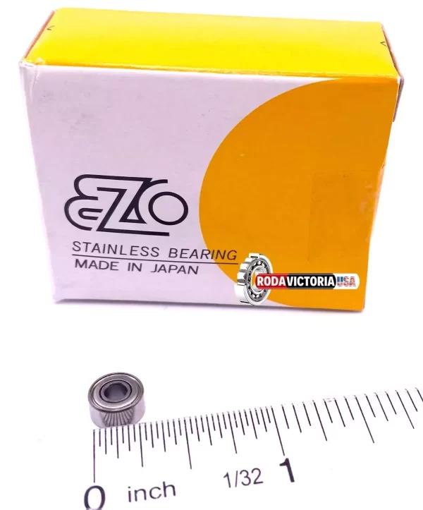 EZO Japan 693 ZZ Deep Groove Ball Bearing, Metal Shielded 3x8x4 mm