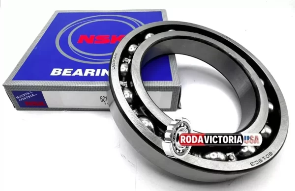 NSK Japan 6019 C3 Deep Groove Ball Bearing, Open Type, No Seals 95x145x24 mm