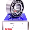 NSK 3204 J Angular Contact Ball Bearing, Open Type, No Seals 5204 20x47x20.6 mm - Image 3