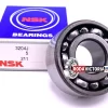 NSK 3204 J Angular Contact Ball Bearing, Open Type, No Seals 5204 20x47x20.6 mm