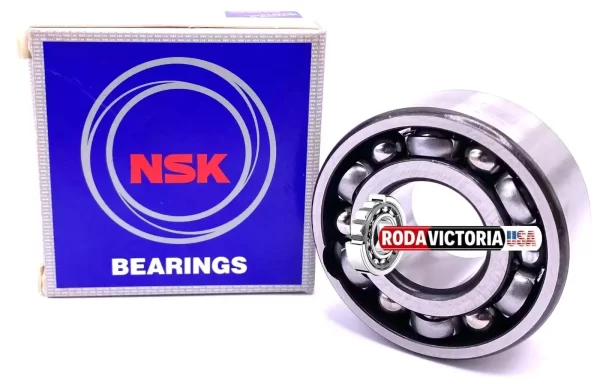 NSK 3204 J Angular Contact Ball Bearing, Open Type, No Seals 5204 20x47x20.6 mm - Image 2