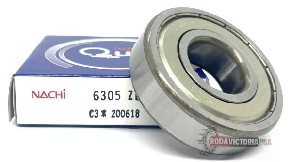 NACHI Japan 6305 Z Deep Groove Ball Bearing, One side Metal Shielded 25x62x17 mm - Image 4