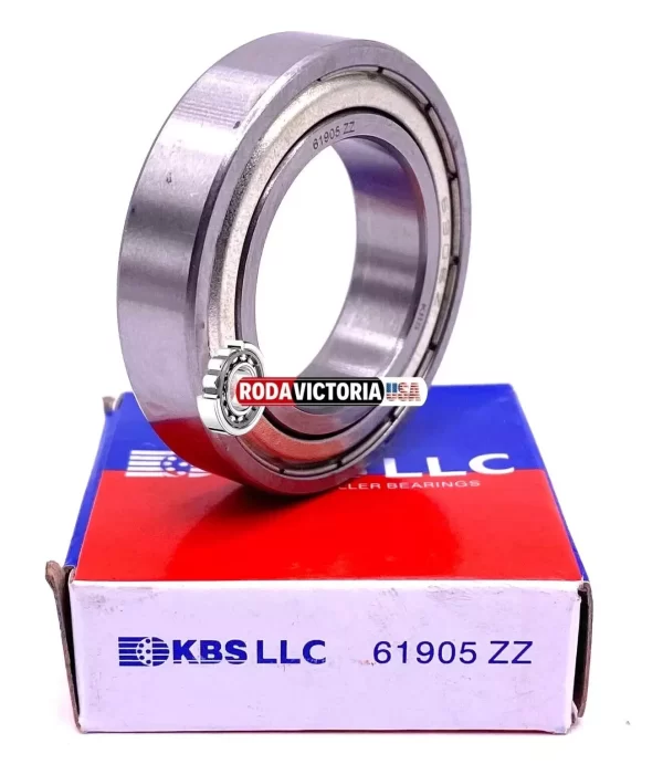 KBS 61905 ZZ Deep Groove Ball Bearing, Metal Shielded 6905 2Z 25x42x9 mm - Image 3