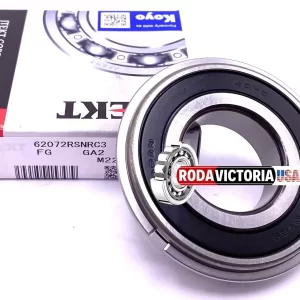 KOYO (JTEKT) 6207 2RS NR Ball Bearing, Rubber Sealed + Snap Ring 35x72x17 mm