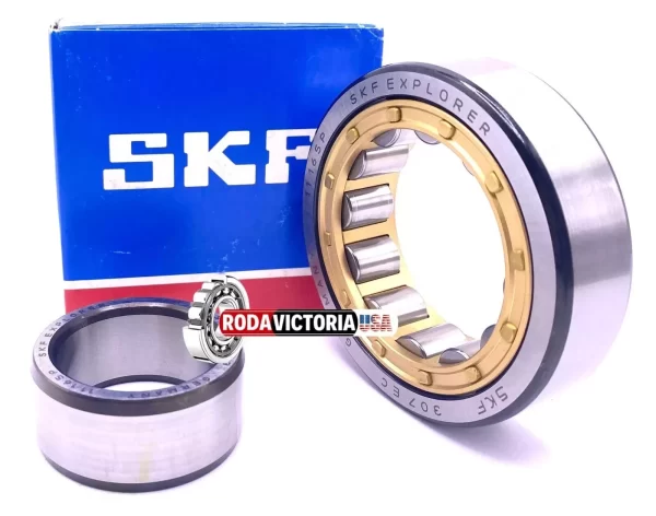 SKF Germany NU307 ECM C3 Cylindrical Roller Bearing 35x80x21 mm - Image 3