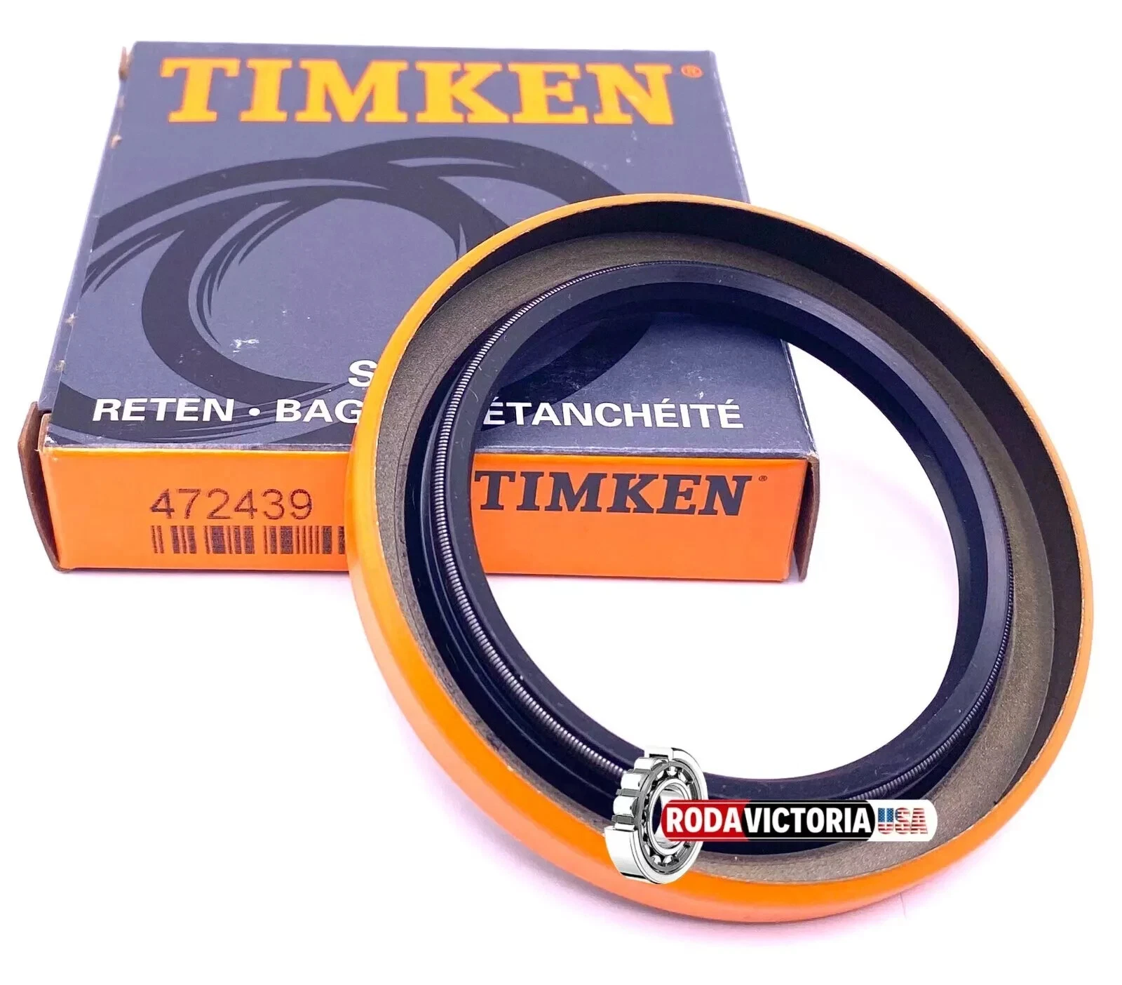 Timken 472439 Oil Seal - Prevents Leaks, Protects Against Dirt & Moisture For Shafts & Housings