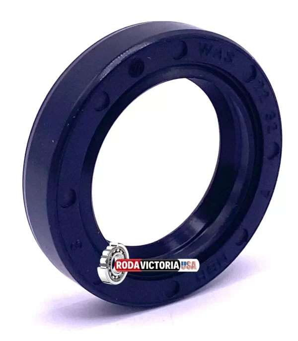 DICHTOMATIK 24x35x7 mm NBR Perbunan METRIC OIL SEAL DOUBLE LIP with SPRING - Image 2
