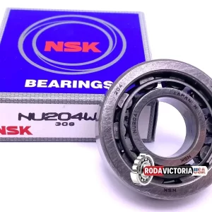 NSK Japan NU204 W Cylindrical Roller Bearing 20x47x14 mm