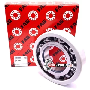 FAG Germany 6318 J20AA C3 Ball Bearing Ceramic, Open Type, No Seals 90x190x43 mm