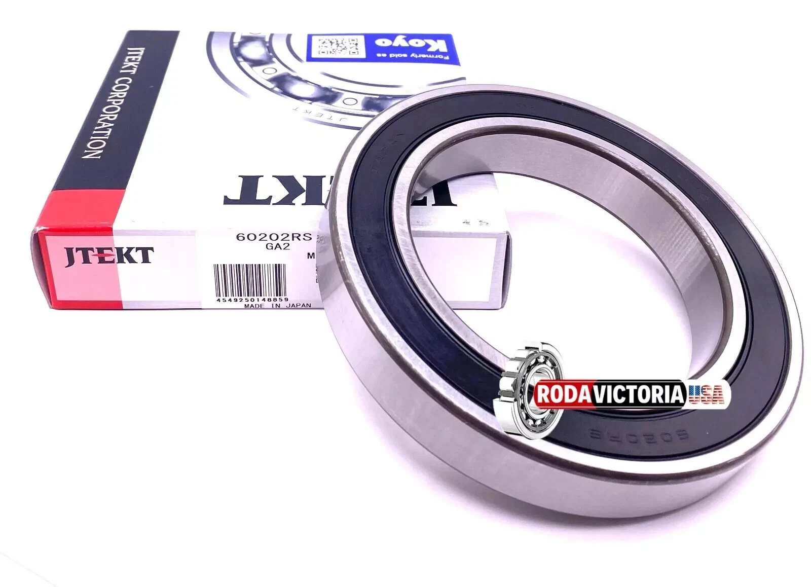 KOYO Japan 6020 2RS C3 Deep Groove Ball Bearing, Rubber Sealed 100x150x24 mm