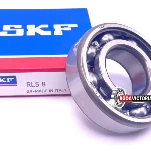 SKF RLS8 Deep Groove Ball Bearing, Open Type, No Seals 1" x 2.1/4" x 5/8"