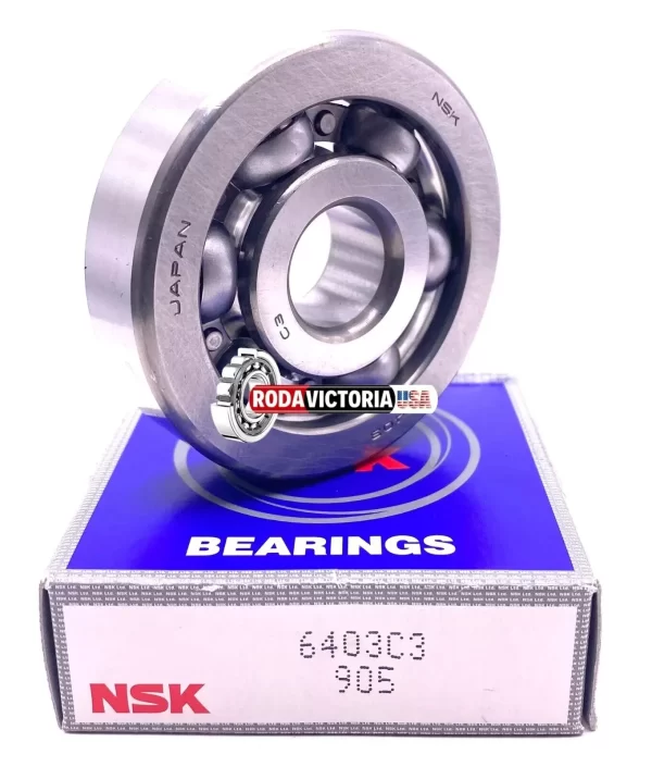 NSK Japan 6403 Deep Groove Ball Bearing, Open Type, No Seals 17x62x17 ...