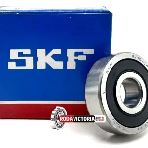 SKF 6200 2RSH C3 GJN Deep Groove Ball Bearing, Rubber Sealed 10x30x9 mm