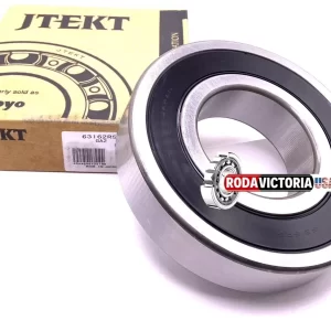 KOYO Japan 6316 2RS C3 Deep Groove Ball Bearing, Rubber Sealed 80x170x39 mm