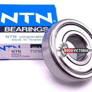 NTN 6304 ZZ Deep Groove Ball Bearing, Metal Shielded 20x52x15 mm