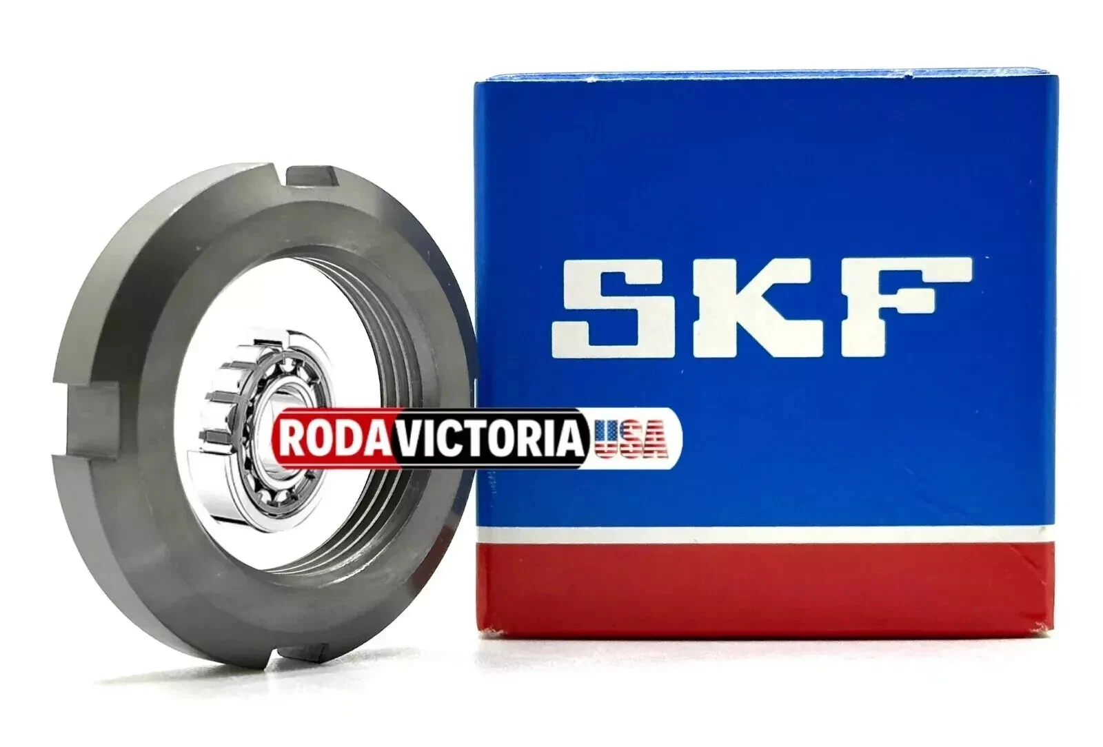 SKF KM 5 Standard Locknut, Right Hand, Not Self-Locking Steel Metric 25x38x7 mm - Image 4