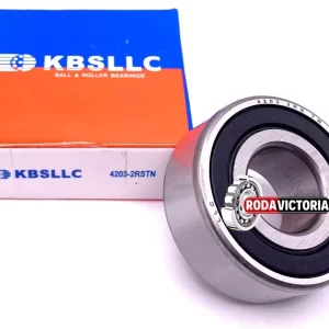 KBS 4203 2RS TN Deep Groove Ball Bearing, Sealed, Double Row 17x40x16 mm