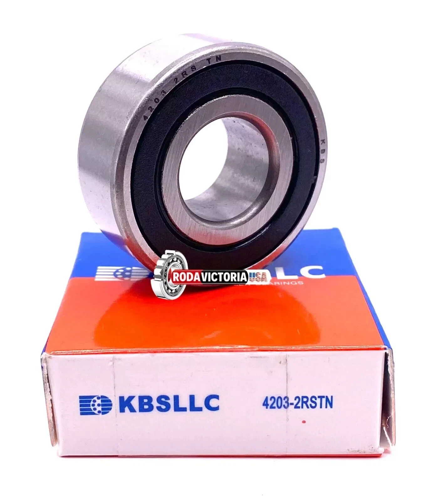 KBS 4203 2RS TN Deep Groove Ball Bearing, Sealed, Double Row 17x40x16 mm - Image 2