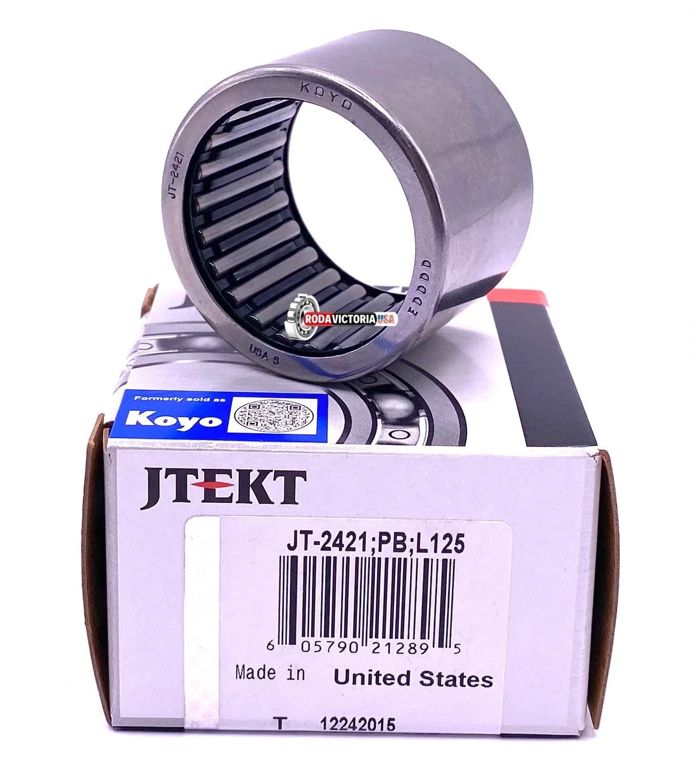 Koyo JT-2421 Needle Roller Bearingd Drawn Cup RV324216 1 1/2" x 1 5/16" x 1 7/8" - Image 3