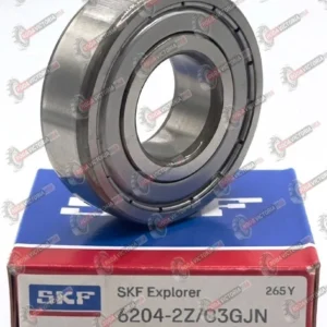SKF 6204 ZZ/C3 GJN Deep Groove Ball Bearing, Metal Shielded 20x47x14 mm