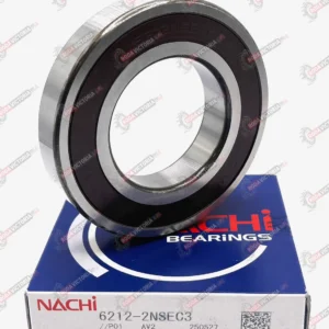 NACHI 6212 2NSE C3 Deep groove Ball Bearing, Rubber Sealed 60x110x22 mm