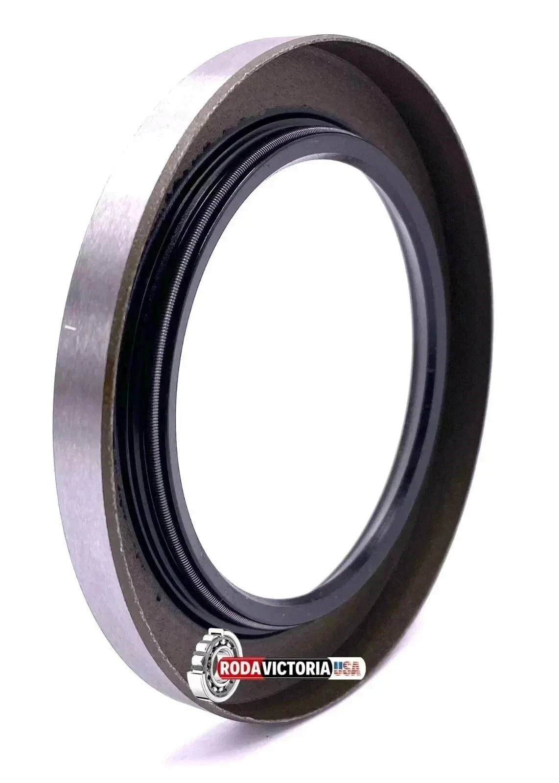 DICHTOMATIK 95x110x9 mm Metal Jacketed Oil Seal, DOUBLE LIP with SPRING - Image 3