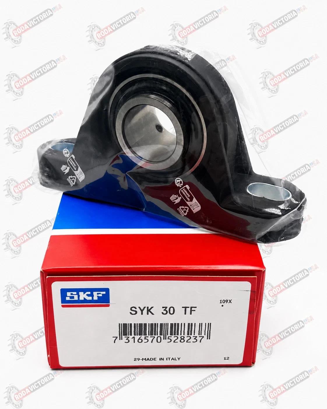 SKF SYK30 TF Housing and Bearing Assembly YAR206-2F + SYK50630mm 30 mm ID