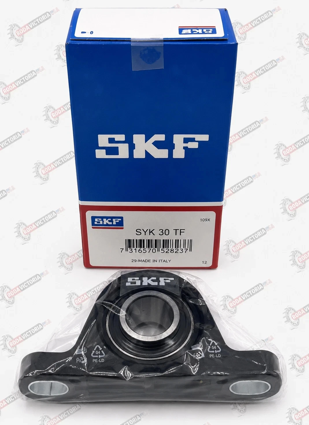 SKF SYK30 TF Housing and Bearing Assembly YAR206-2F + SYK50630mm 30 mm ID - Image 3
